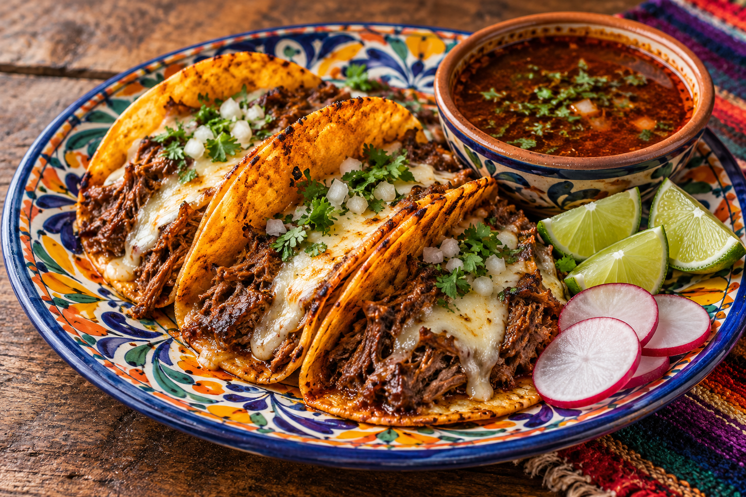 Mexican comfort food with consommé